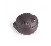 Tea Pets Purple Sand Golden Toad Attracts Wealth Small Ornaments Tea Pet Three-Legged Toad Creative Handmade Statue Tea Set Figurines