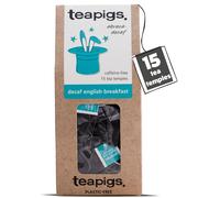 Tea Pigs Decaf English Breakfast 1 Pack of 15 Temple Tea Bags