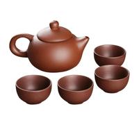 Tea Pot 1 Tea + 4 Cups Set 150ml Chinese Porcelain Sets Ceramic Clay Kettle 5pcs Set