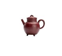 Tea Pot 140ml Handmade Rough Pottery Teapot Japanese Teapot Retro Filter Pot Tea Making Kettle Tea Ceremony Collection Tea Brewing Container(A 10.5X9CM 140ML)