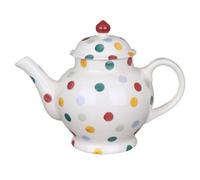 Tea Pot: 4 Mug Emma Bridgewater Polka Dot 4 Mug Teapot Boxed, Ceramic