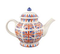 Tea Pot: 4 Mug Emma Bridgewater Union Jack 4 Mug Teapot, Ceramic