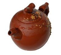 Tea pot 9.5oz Chinese Yixing Clay Dragon Genuine Zisha Tea Infuser for Loose Tea Kettle (Black) (Red)
