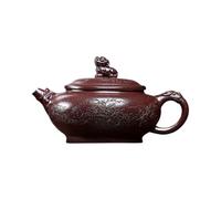 Tea Pot Creative Hand-Carved Jade Gold Sand Beast ZUN Guancanghai Teapot Tea Ceremony Kung Fu Tea Set Tea Brewing Container