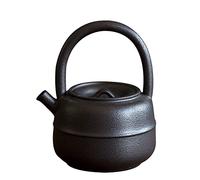 Tea Pot for Everyday Use 450ml Ceramic Chinese Teapot Tea Pot Home Accessories Cheerful and Bright Gift(A)