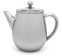 Tea Pot Insulated Pot Tea Container "Duet Eva" 1.1 L Stainless Steel Polished
