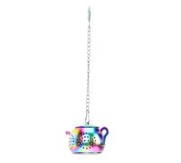 Tea Pot Shape Stainless Steel Tea Infuser for Loose Leaf Tea | Fine-hole Filtration, High Temperature Resistance, Smooth Polishing Finish, for Herbal Tea and Teacups