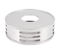 Tea Pot Warmer, Tea Warmer with Hollow Design Stainless Steel Ventilation Hole Design Tea Pot Warmer Coffee Warmer Base for Stainless Steel Ceramics Cast Iron (Transverse Hole)