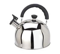 Tea Pots for Stove Top Whistling Tea Kettle with Folding Handle-304 Stainless Steel Kettle Large Capacity Induction Cooker Gas Stove Universal Teapots (One Color 3l)