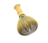 Tea Preparation Set with ABS Matcha Brush and Stirring Tool, Designed for Smooth and Bitter Matcha Tea in Traditional Tea Bowl (Yellow)