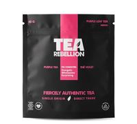 Tea Rebellion | Handpicked Purple Leaf Green Tea | Antioxidant-Rich & Low Caffeine | Energetic, Wholesome & Surprising | 40G Loose Leaf Tea