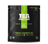 Tea Rebellion | Single Origin Roasted Green Tea | Fair Trade, UTZ+ & Rainforest Certified | Reliable, Refreshing, Wholesome | Thyolo Roasted Green Malawi Sourced | 40G Hand Picked Loose Leaf Tea