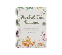 Tea Recipe | Guide Book Recipe for Tea Drinking - Step-By-Step Handbook Writable Notebook for Home Commuting School Travel Classroom Students Adults