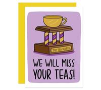 Tea Retirement Card, Leaving Work Card, For Colleague Card, Top Tea Maker, Congratulations Card, New Job Card