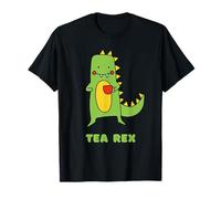 Tea Rex Dinosaur Funny Prehistoric Humor Design T-Shirt