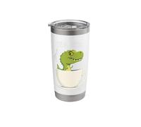 Tea Rex T-Rex Tea Lover Dinosaur Joke Pun Stainless Steel Insulated Tumbler