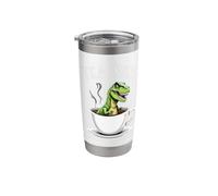 Tea Rex T-Rex Tea Lover Dinosaur Pun Joke Stainless Steel Insulated Tumbler