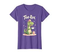 Tea-Rex Tea Time Design for Kids Funny Dinosaur T-Shirt