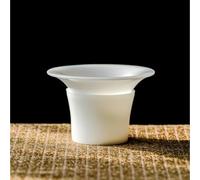 Tea Set for Adults Boutique Sheep Fat Jade Tea Strainer Handmade Ice Seed Porcelain Infuser Seperation Filter Screen Divide Tool Portable Tea Sets