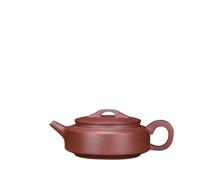Tea Set for Adults Handmade Circle Pot Raw Ore Purple Mud Kettle with Filter Zisha Tea Set 210ml Traditional Clay Teapot Portable Tea Sets