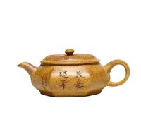 Tea Set for Adults Handmade Hexagon Shape Tea Pot Kettle Zisha Set Collection Gifts 210ml Yixing Purple Clay Teapot Famous Portable Tea Sets