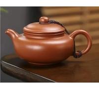 Tea Set for Adults Handmade Kettle Tea Set Customized Gifts Authentic Yixing Teapot Purple Clay Xishi Pot Beauty Portable Tea Sets(Type-B)