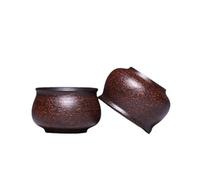 Tea Set for Adults Handmade Tea Bowl Master Cup Set Accessories 2 Pcs/Set 40ml Chinese Yixing Purple Clay Teacup Travel Portable Meditation Portable Tea Sets