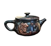 Tea Set for Adults Kung Fu Teapot Single Pu'er Tea Making Sets Pot Dharma Purple Pottery Vintage Handmad Ceramic Carve Portable Tea Sets