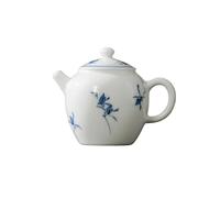 Tea Set for Adults Orchid Teapot Small Traditional Pot Tea Brewing Kettle Set Accessories Decoration 95ml Pure Hand-Painted Butterfly Portable Tea Sets