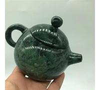 Tea Set for Adults Teaware Medicine King Stone Magnetic Jades Tea Pots Kung Fu Teasets Natural Green Jade Teapot Health Gongfu Portable Tea Sets(Type-B)