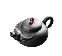 Tea Set for Adults Yixing High Capacity Purple Clay Tea Pot Kung Fu Set Red Mud Handmade Bull Spirit Heavenly 600ml Portable Tea Sets(C)