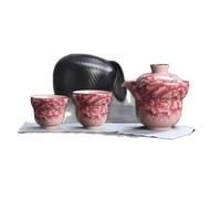 Tea Set Portable Pot Easy to Store for Business Trips One Two Cups for Breakfast, Lunch, Tea Parties