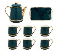 Tea Set Tea Cups Teapot Set Ceramic Teacup Set Nordic Light Luxury Cold Kettle Home Simple Phnom Penh Tea Cup Tea Pot Drinkware Tea Set with Tray Tea Cup Set Tea Pot