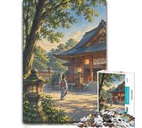 Tea Shop at Kiyomizu Jigsaw 1000pcs (38x26cm) Adult Puzzle | For solo puzzling or shared family time, this adult jigsaw puzzle with 1000 pieces fits calm indoor leisure.