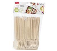 (Tea Spoon, 100) 50-200 Pcs Wooden Biodegradable Disposable Cutlery
