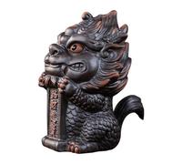 Tea Statues Purple Clay Pottery Tea Pet, Kirin Tea Pet Ornaments, Light Luxury Tea Table, Tea Table Ornaments, Tea Toys And Tea Sets Desktop Pet(A)