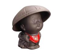 Tea Statues Purple Clay Tea Pet Tea Leaking Tea Filter Tea Set Accessories Multi-functional Handmade Statue Desktop Ornaments Desktop Pet