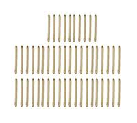 Tea Stem Stud Earrings, 50pcs Tea Rod Ear Studs Stick, Prevent Inflammation and Cure Ear Hole, Hand - Picked Tea Sticks for Women with Plastic Case, Ear Care (Standard)