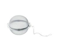 Tea Strainer 1PC Stainless Steel Flavored Filter Ball, Tea Soup with Extension Chain Hook for Teapots