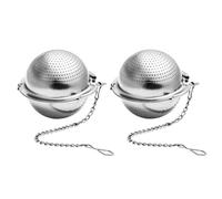 Tea Strainer Ball Stainless Steel Rust Resistant Chain Lock Loose Leaf Infu