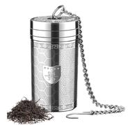 Tea Strainer - Durable Alloy Chamber Design, Smooth Filter Flow Function, Heavy Duty Leaf Infusion Basket | During Breakfast, Tea Time, Lounges, Patios, Gatherings, Evenings, Relaxing