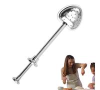 Tea Strainer | Heart Shaped Mesh Strainer Long Handle Fine Mesh Filter for Work, Home, Travel, Camping, BBQ and Apartment