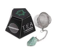 Tea Strainer Raw Crystal Green Aventurine Gemstone Tea Strainer