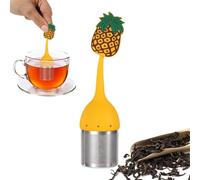 Tea Strainer - Tea Infuser - Cute Fruit Shaped Loose Leaf TeaSteeper - Reusable Fine Mesh Infuser For Cups, Teapots, Tumbler - Fun TeaFilter For Home, Officee, Travel, Gift - Bpa-frree Brewer