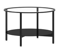 Tea Table Marble Home Indoor Furniture Tempered Glass Multi Colours vidaXL