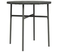 Vidaxl Tea Table Grey 45 Cm Poly Rattan