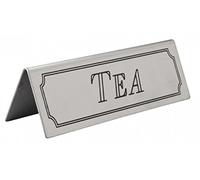 Tea Table Sign Stainless Steel