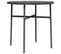 Vidaxl Tea Table Grey 45 Cm Poly Rattan Tea Tables