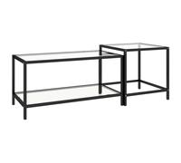 Tea Tables Hallway Side Coffee Table Couch End Table Tempered Glass vidaXL
