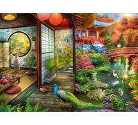 Ravensburger Japanese Garden Teahouse Kyoto (12000635) Puzzle 1000 Pieces Multicolor Kids